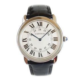 【95新】CARTIER 卡地亚W6700255石英机芯日期显示36MM（中性款）RONDE DE CARTIER系列精钢140326TJ15