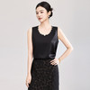 「高货wl」全新升级【铂金会员174/天猫229/差价55】(03000)洛诗琳法式重工蕾丝背心女2026夏季新款百搭钉珠无袖上衣 商品缩略图1