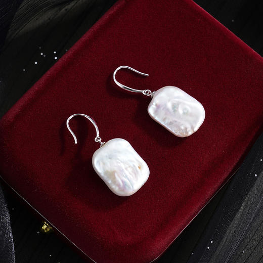 子佩集【光与潮语‌】银S925珍珠惜王妃耳环【ZZEH006】巴洛克2602 商品图0