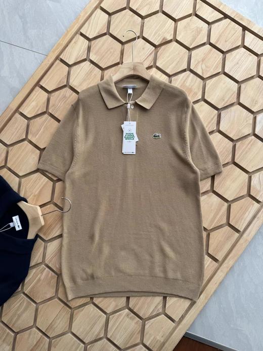 F032761夏季新款百搭短袖Polo领排汗吸湿立体裁剪针织衫 商品图2