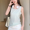 （59元买一送一 设满减拍2件立减）“云感棉”氧气背心   宽肩背心女春夏外穿宽松遮肉打底内搭圆领无袖上衣 商品缩略图1