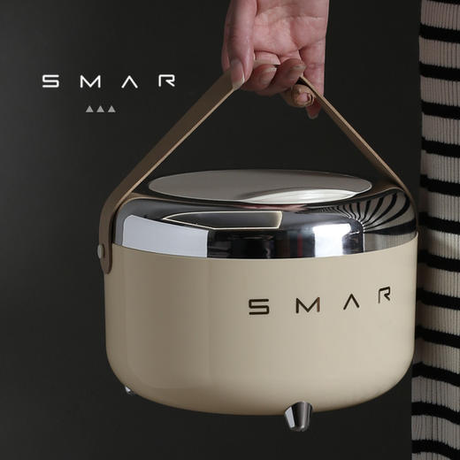 是每日生活的仪式感【smar熹拾艺术垃圾桶/桌面垃圾桶】简约设计，兼具时尚与实用属性，成为家中养眼又安心的一角~🚮家居博主即视感 商品图3