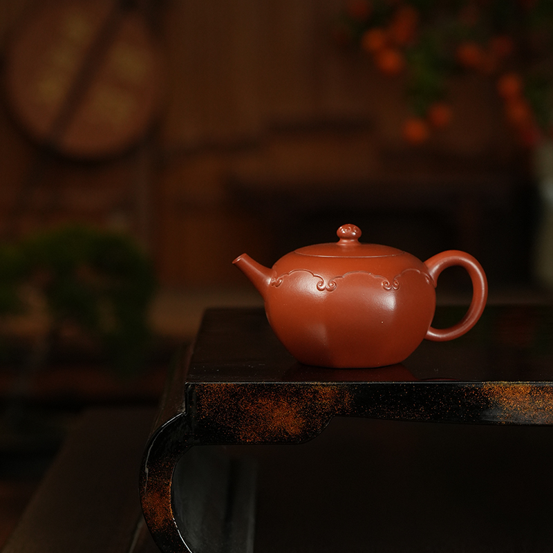 龙德堂陶艺 汤宣武制 《披褐怀玉》原矿大红袍 230cc 库存请咨询客服