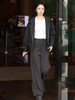 F032720闪银星空烫钻休闲宽松百搭直筒廓形情侣款长裤 商品缩略图14