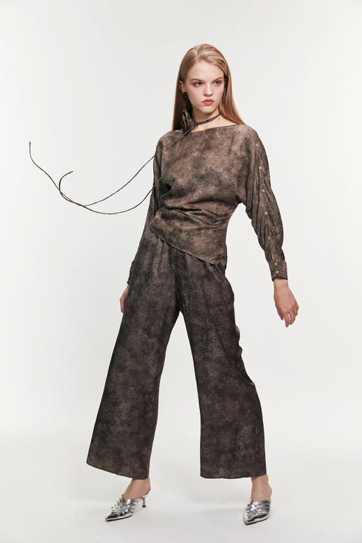 SAFICOO 优雅女人 宽松阔腿裤版型女裤 商品图0