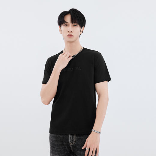 【新品上新】HX 夏季圆领短袖T恤S102522855101/02/03 商品图0