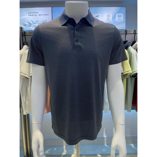 夏季男士100%纯棉丝光商务休闲纯色经典款短袖翻领POLO衫   XYD-8959 商品图3