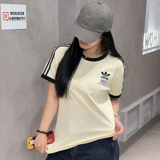 F032779夏季新款圆领印花挺括有型拉条运动休闲短袖T恤 商品图6