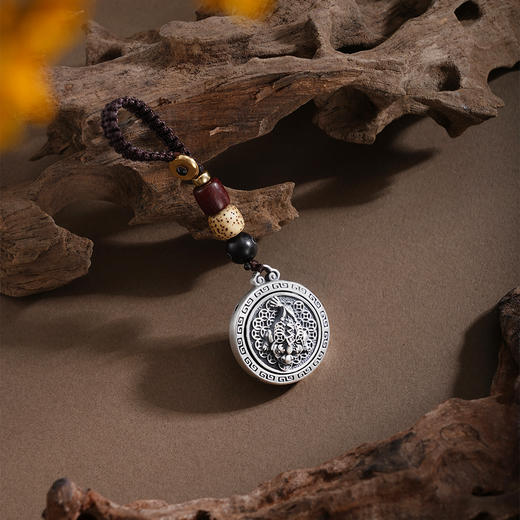 子佩集【守财貔貅】银S999钥匙扣【YSY012】小摆件仿古可转动貔貅八方来财2602 商品图1