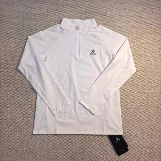 F032709夏季新款运动户外速干吸汗排汗半开胸立领长袖T恤 商品图1