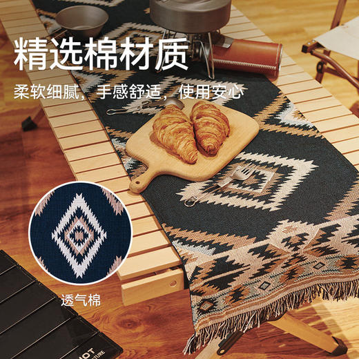 伯希和户外ins露营桌布野餐加厚防潮餐桌垫长方形民族风野炊垫子 商品图2