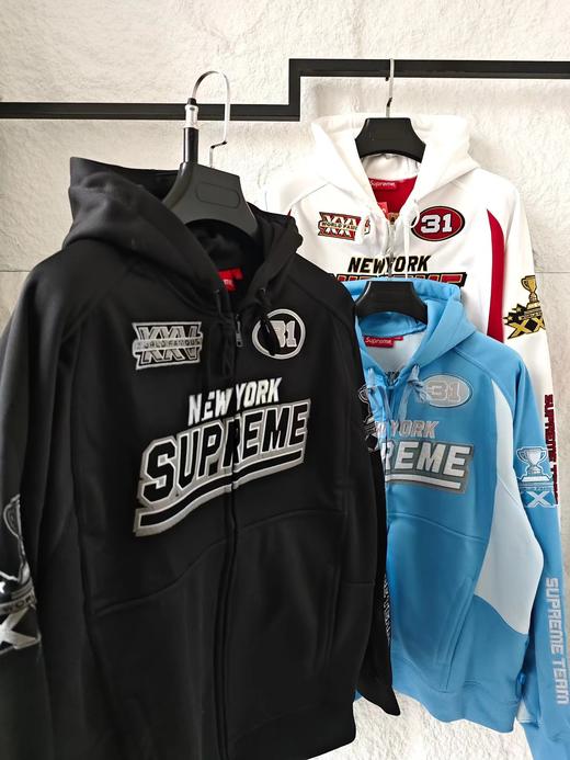 F032742斜纹贴花刺绣logo连帽卫衣拉链男女同款外套 商品图6