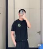 F032724夏季新款端丝光棉男女同款胸前徽标涂鸦logo短袖T恤 商品缩略图8