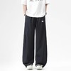 F032730新款美式宽松阔腿裤百搭运动休闲拖地工装纯色伞兵裤 商品缩略图0