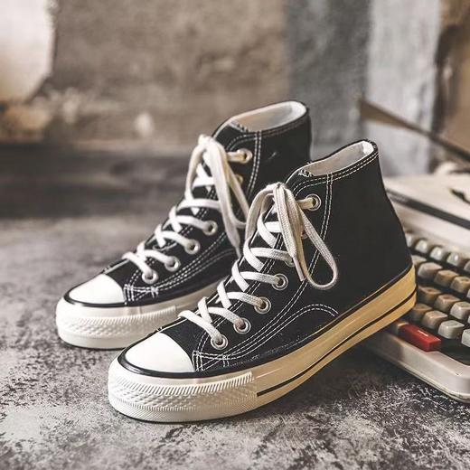 【HF】无忧购 “清仓福利”（55/2件）基本款复古帆布板鞋百搭中底帮女鞋（截单后3-5天发货) 商品图3