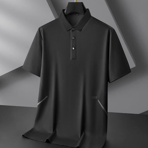 【DDP】大依优型大码男装夏季冰丝短袖POLO衫高弹力商务休闲上衣T恤 商品图1