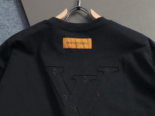 F032757春夏新款工艺烧花磨破LOGO休闲百搭日常通勤短袖 商品图7