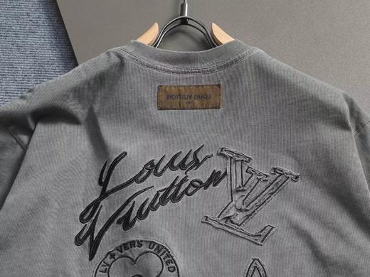 F032758春夏新款圆领百搭日常通勤复古烧花刺绣短袖T恤 商品图6