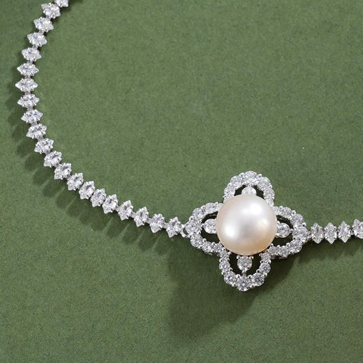 子佩集【四叶秀馨】银S925珍珠惜王妃手链【LM0260-XF】四叶草2602 商品图3