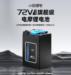 【美点特惠】72V57AH 小哈锂电 品字充电口 全新直购 不含安装