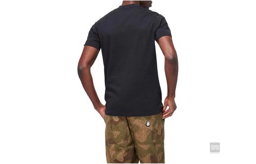 F032724夏季新款端丝光棉男女同款胸前徽标涂鸦logo短袖T恤 商品图10