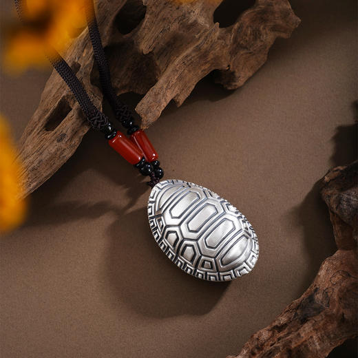 子佩集【富甲天下】银S999手把件【YSY014】仿古可转动富甲天下龟2602 商品图2