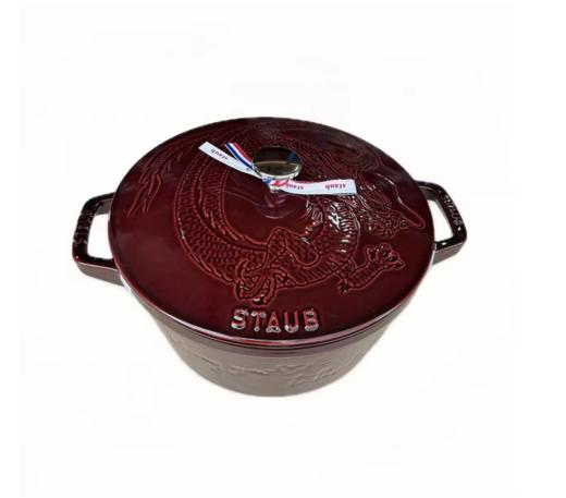 【柏联B1】双立人法国进口Staub珐琅铸铁锅24cm龙年限定（满2000元包邮） 商品图0