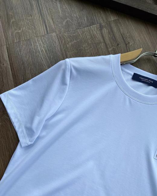 F0327115凉感免烫面料凉感速干垂感纯色圆领男士短袖T恤 商品图10