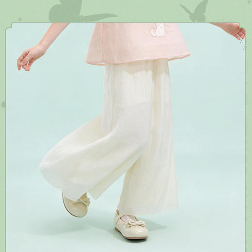 笛莎Deesha 2026年夏季新款观山见女童裤子 商品图0