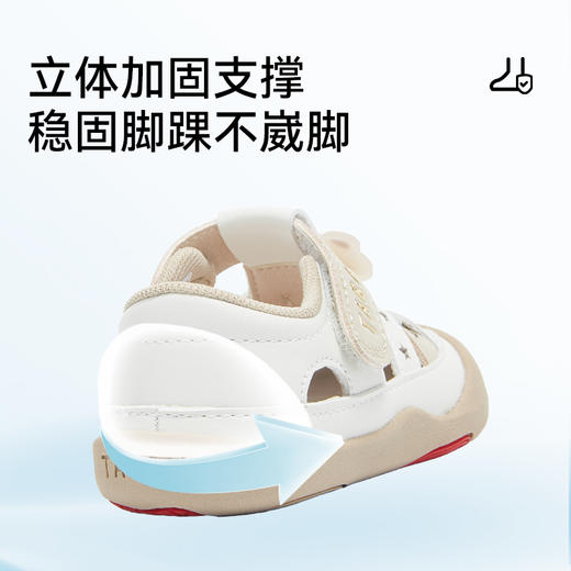 泰兰尼斯101童鞋夏季新款步前鞋透气男女童婴儿赤足鞋T24B6B8786 商品图4
