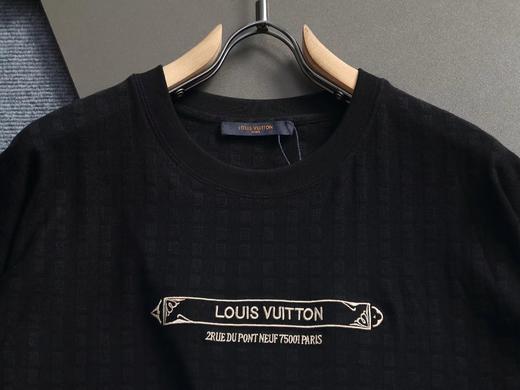 F032756满印刺绣百搭耐看休闲简约宽松版型圆领短袖T恤 商品图4