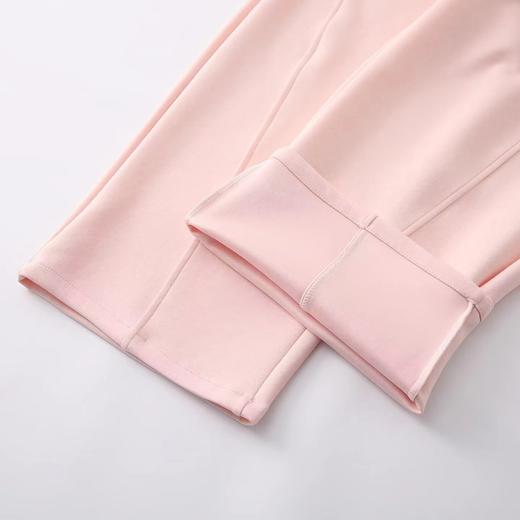 F0327116简约松弛感阔腿运动裤女抽绳垂感休闲裤直筒卫裤 商品图8