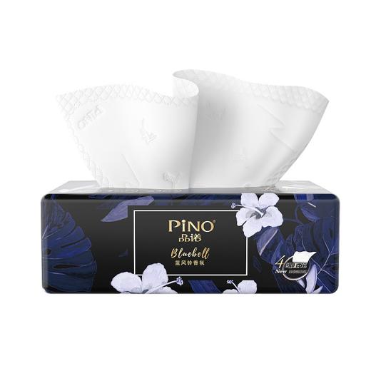 心相印 品诺系列蓝风铃香氛90抽16包四层塑装纸面巾（加大M码） ADA01332 商品图2