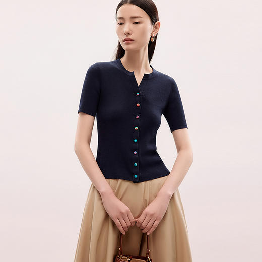 朗姿LANCY 女装针织开衫LAJT05KCD431 商品图0