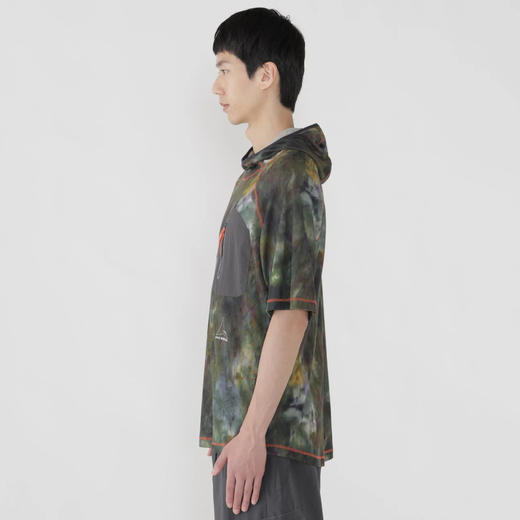 ROA x and wander printed houdie T 联名款山脉迷彩印花连帽T恤 商品图1