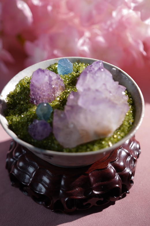 迷罗元和堂 | 能量水晶盆栽家居办公玄关摆件【器悟雅玩】 商品图5