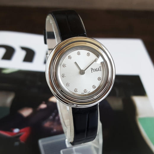 【95新】PIAGET 伯爵G0A43080石英机芯29MM（女款）POSSESSION系列精钢；表圈镶钻180326TJ14 商品图3