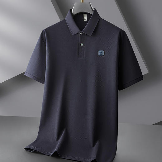 【DDP】大依优型大码男装夏季棉质短袖POLO衫商务休闲透气简约短袖上衣 商品图3