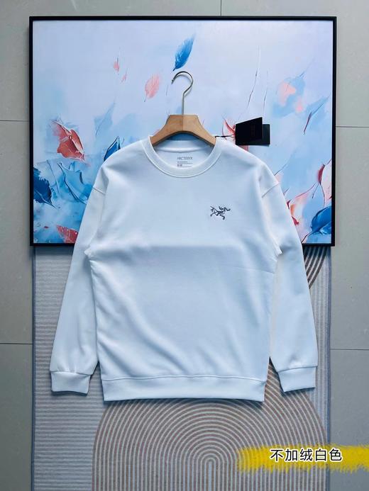 F032783休闲基础款男女情侣刺绣鸟混纺棉圆领卫衣 商品图4