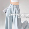 【夏季新款❗️西装奶芙阔腿裤】个性百搭，显瘦时髦，各种风格轻松HOLD住！女高腰百搭薄款休闲直筒女裤薄款慵懒风垂感阔腿裤 商品缩略图0