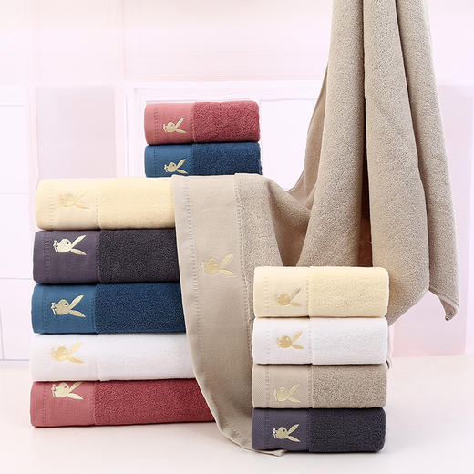 PLAYBOY花花公子 素简双条（礼盒装）74*34CM HM808-2 商品图3