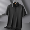 【DDP】大依优型大码男装夏季小V领短袖POLO衫商务透气休闲棉质上衣T恤 商品缩略图2