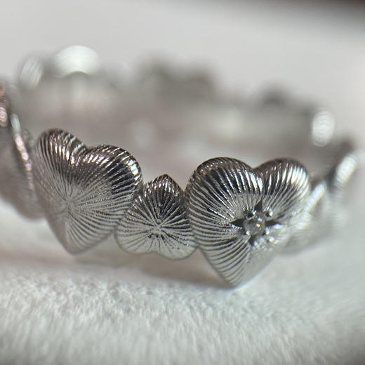 327-9 圆正小众 刻骨铭心 爱心戒指 商品图14