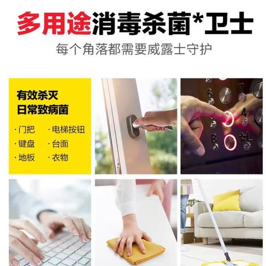 威露士消毒液800ml+威露士健康抑菌洗手液丝蛋白250ml 商品图2