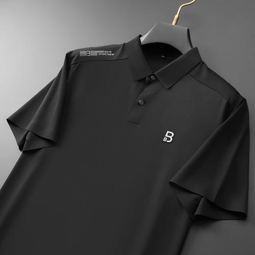 【DDP】大依优型大码男装夏季冰丝短袖POLO衫高弹力商务休闲上衣T恤 商品图4