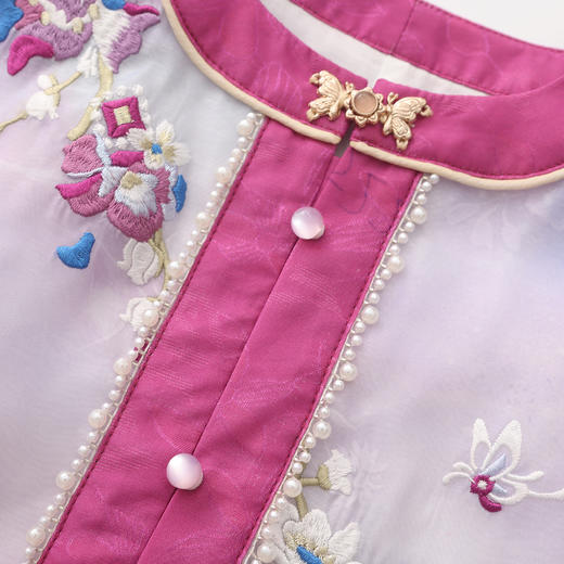 笛莎/Deesha 【观山见】2026年春季新款女童连衣裙普通外套 商品图3