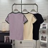 F032779夏季新款圆领印花挺括有型拉条运动休闲短袖T恤 商品缩略图1