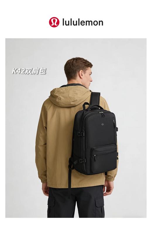 F0327101情侣款超大容量干湿两用+独立鞋仓多功能行李箱式大容量双肩包 商品图11