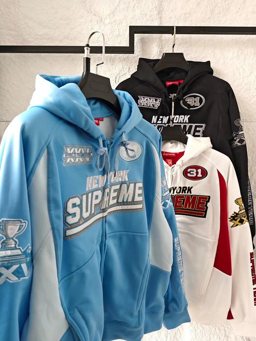 F032742斜纹贴花刺绣logo连帽卫衣拉链男女同款外套 商品图1