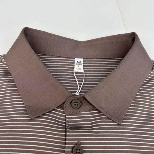 夏季男士100%纯棉丝光商务休闲纯色经典款短袖翻领POLO衫   XYD-8959 商品图4